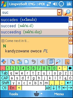 LingvoSoft Talking Dictionary English <-> Polish f 2.6.03 screenshot